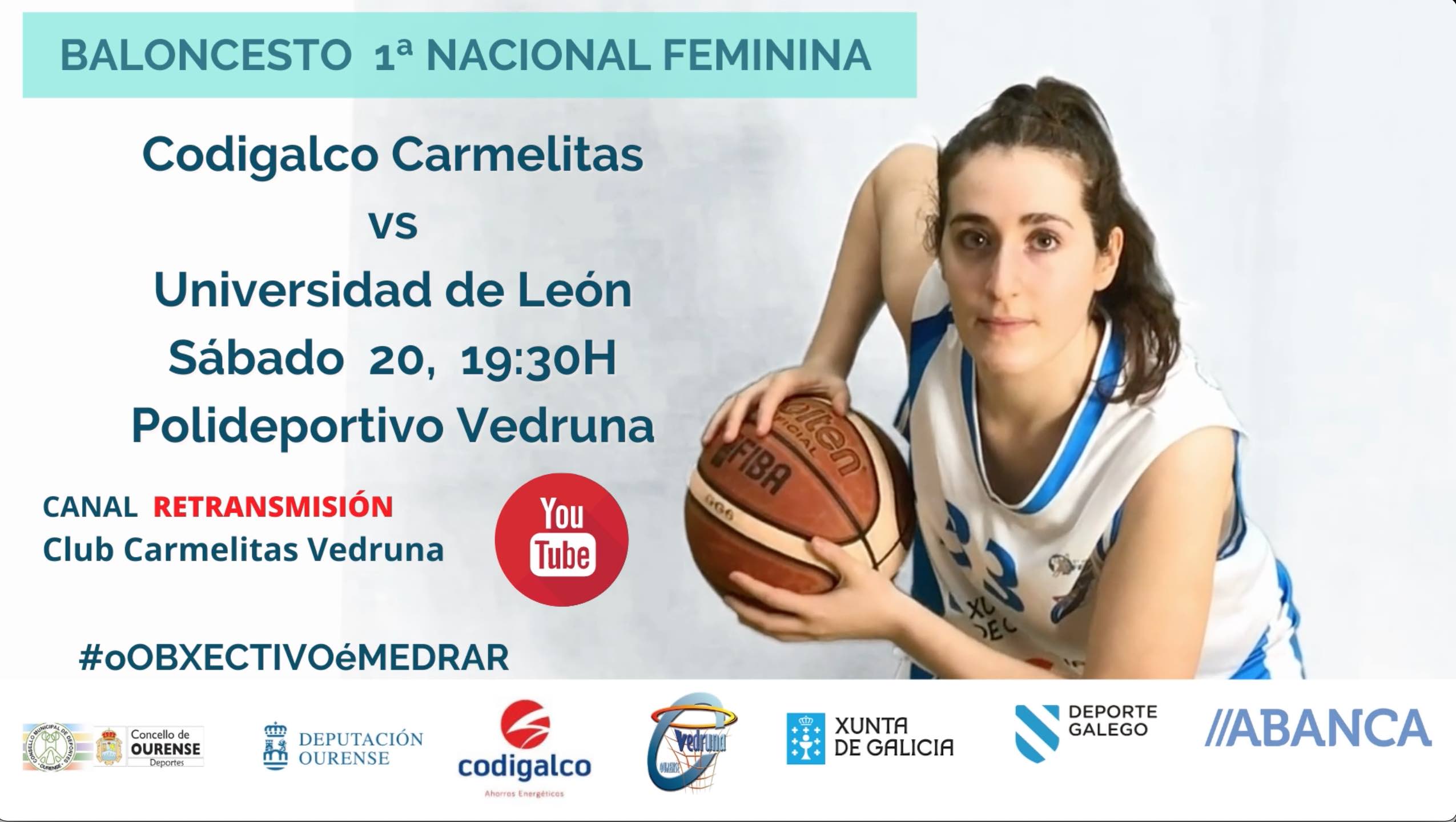 Lee más sobre el artículo Previa 1ª Nac. Fem.: Codigalco Carmelitas vs Universidad de León