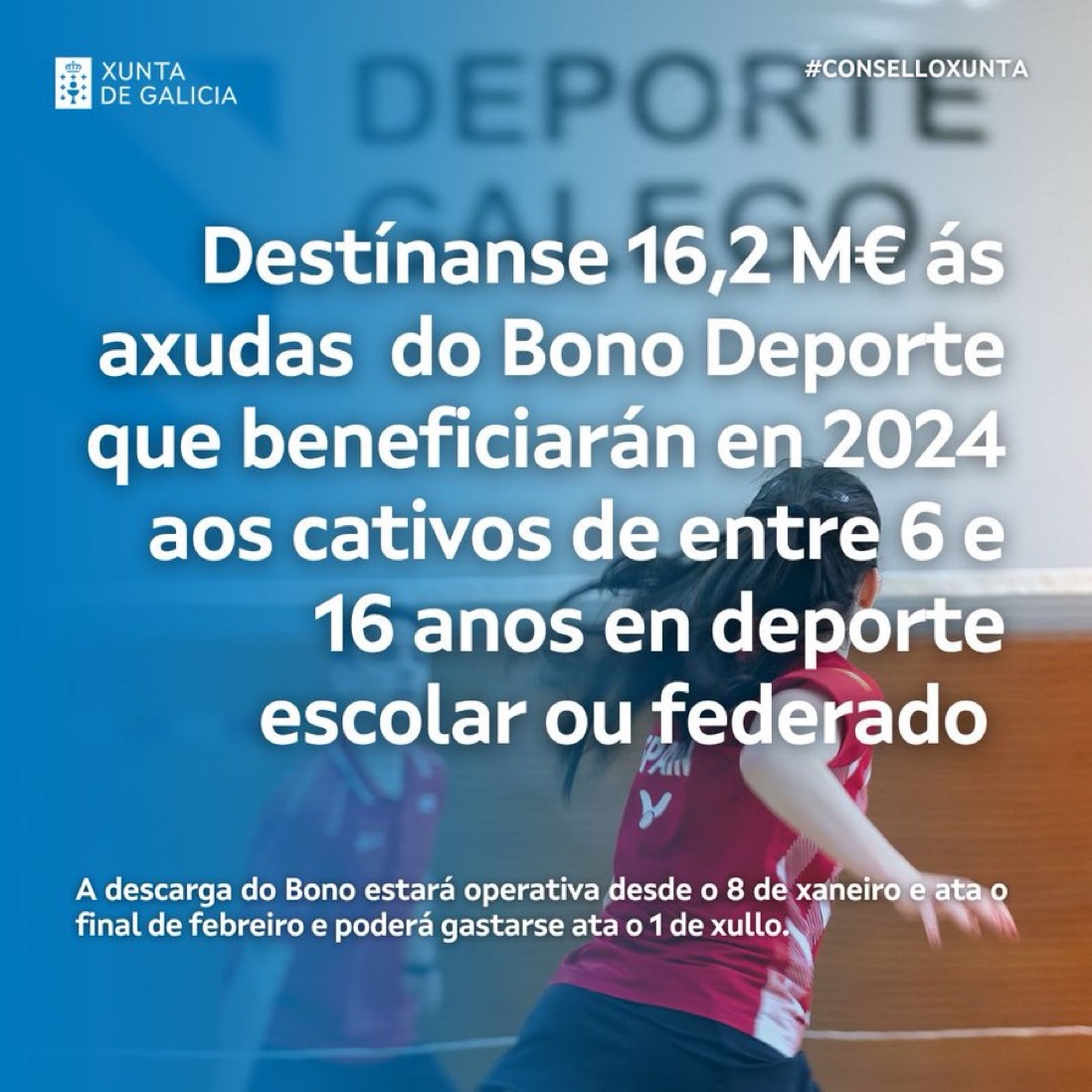 Lee más sobre el artículo BONO DEPORTE XUNTA 2024