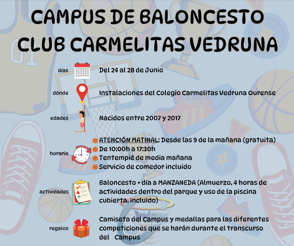 Lee más sobre el artículo Campus de baloncesto CCVedruna 2024
