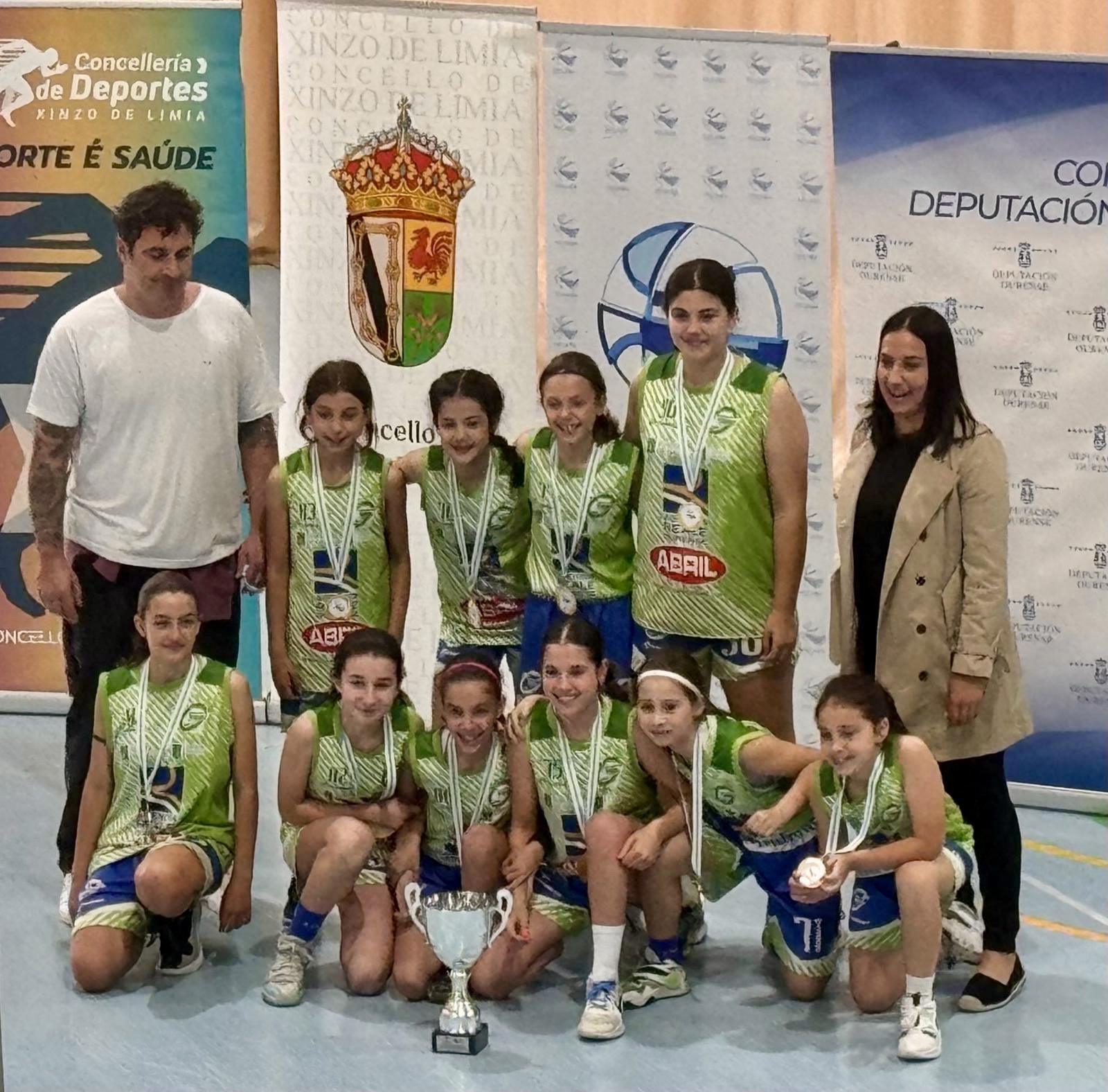 Lee más sobre el artículo El equipo alevín Fundación Vedruna Ourense campeón Copa Diputación 2024